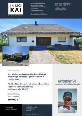 Aremberg Haus AREMBERG: ZWEIFAMILIENHAUS mit 250 m2 Wohnfläche und 950 m2 GARTEN! SPITZENANGEBOT FÜR EINE HERAUSRAGENDE IMMOBILIE! Haus