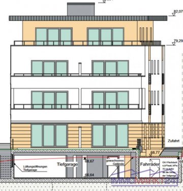 Siegburg Inserate von Wohnungen Wohnung im zweiten Obergeschoss und Tiefgaragenstellplatz in Siegburg zu verkaufen Wohnung kaufen