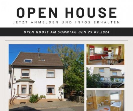 Idar-Oberstein Immobilienportal OPEN HOUSE - 10.11.24 - Idar Oberstein 206 qm Wohn/Nutzfläche und 930 qm Grundstück in Waldlage. Haus kaufen