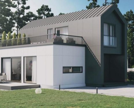 Würrich Immobilien Inserate Modular Haus QA120t hier auch wahlweise auf großem Baugrundstück in Hanglage im Ortskern von Würrich für 331.500 € inkl.