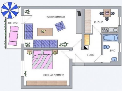 Karben Immobilien Inserate Feld, Wald und Wiese 'direkt vor der Tür'. Topneue Wohnung in Rendel. S-Bahn: 10 Minuten. Wohnung kaufen