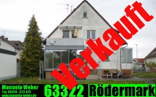  Häuser VERKAUFT !  63322 Rödermark: Manuela Weber verkauft 2 Familienhaus + mgl. BEBAUUNG = 379.000 Euro Haus kaufen