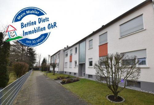 Dieburg Günstige Wohnungen DIETZ: Modernisierte 2-Zimmer-Wohnung mit SÜD-WEST-Balkon in einer Randlage von Dieburg zu verkaufen Wohnung kaufen