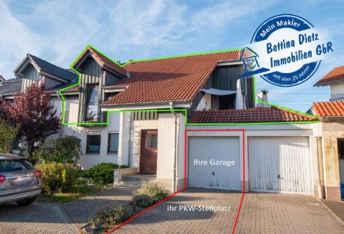 Babenhausen Wohnungsanzeigen DIETZ: Haus im Haus! Große Maisonette-Eigentumswohnung mit Garage in beliebter Lage von Babenhausen! Wohnung kaufen