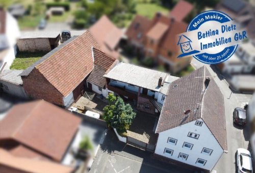 Schaafheim Immobilie kostenlos inserieren DIETZ: Einfamilienhaus mit Nebengebäude Scheunen und überdachten Flächen INKLUSIVE BAUGRUNDSTÜCK! Haus kaufen