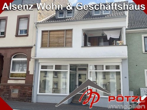 Alsenz Immobilien Attraktives Mehrfamilienhaus mit 2 Wohneinheiten und Gewerbeeinheit in zentraler Lage von Alsenz Haus kaufen