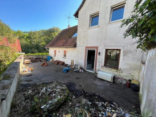 Wald-Michelbach Immobilien ObjNr:B-18768 - Handwerker gesucht - 2-Fam. Haus - teilweise entkernt/Rohbau - in Kreidach Haus kaufen