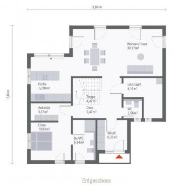 Völmlesmühle Suche Immobilie Um die Ecke gedacht - wohnen mit Anbau Haus kaufen