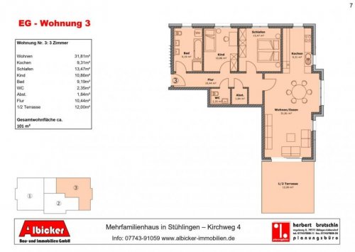 Stühlingen Immobilienportal 9 Familienhaus Stühlingen mit Lift- 3 Zimmerwohnung Erdgeschoss Wohnung kaufen