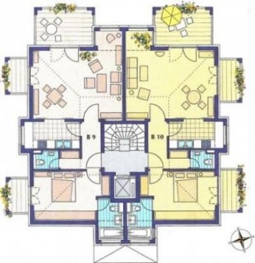 München Immobilienportal Exquisite 1. OG-Eigentumswohnung München Harlaching, Erstbezug, 72 qm Wohnung kaufen