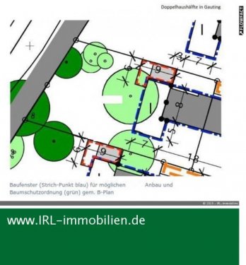 Gauting Haus 917 m² Grundstück mit Doppelhaushälfte zur Renovierung Haus kaufen