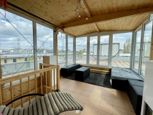 Augsburg Terrassenwohnung 3 ZKB-Penthousewohnung mit Balkon, Wintergarten und Dachterrasse in Kriegshaber - preisreduziert Wohnung kaufen