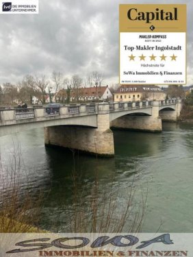 Neuburg an der Donau Neubau Wohnungen Wohnen auf der Insel! Großzügige 4,5 Zimmer Wohnung mit zwei Balkonen und Blick auf das Schloss in einer beliebten Lage in der