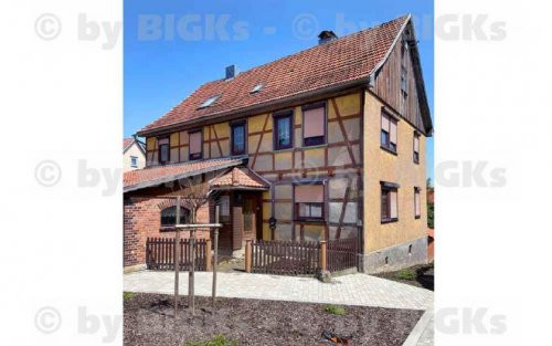 Kühndorf Gewerbe Immobilien BIGKs: Kühndorf: Ein- Zweifamilienhaus mit 12 Zimmern,sep.Küche, Garten (-;) Gewerbe kaufen