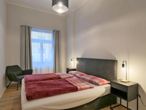 Dresden Immobilien (EF1108_M) Dresden: Pieschen-Süd, neu möblierte 2-Zimmer-Wohnung im Hochparterre, Reinigungsservice inklusive Wohnung mieten