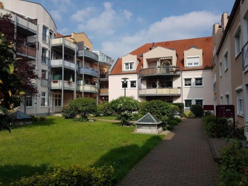 Leipzig Günstige Wohnungen Wohnpark Engelsdorf - 2 Raumwohnung im Erdgeschoss mit Terrasse , bodentiefer Dusche, TG-Platz, Wohnung mieten