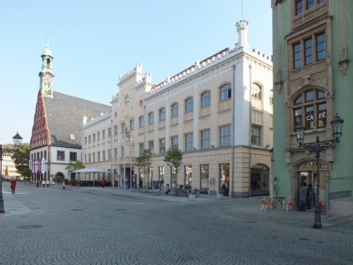 Zwickau Immobilien MEHR ZENTRUM GEHT NICHT !!! - Ladengeschäft auf 2 Etagen - direkt am Rathaus Gewerbe mieten