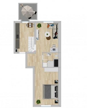 Plauen Wohnungen Kleine 2ZKB Split-Level Wohnung mit Balkon in Plauen Preissenpöhl . Wohnung mieten