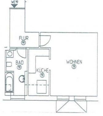 Chemnitz Suche Immobilie Großzügige 1-Zimmer mit Laminat, Tageslichtbad und EBK in direkter Nähe zur Uni! Wohnung mieten