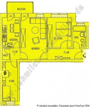 Chemnitz 3-Zimmer Wohnung Perfekt geschnitten Wohnung... Wohnung mieten