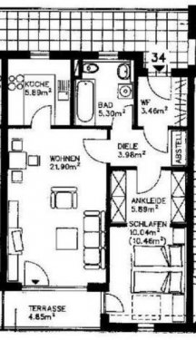 Limbach-Oberfrohna 1-Zimmer Wohnung Großzügige 2,5-Zimmer mit Balkon Tageslichtbad und Wanne in guter Lage! Wohnung mieten