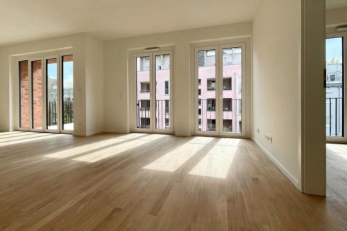 Berlin Wohnungen Erstbezug: 2-Zimmer-Neubau mit Balkon und Einbauküche auf der Halbinsel Stralau Wohnung mieten