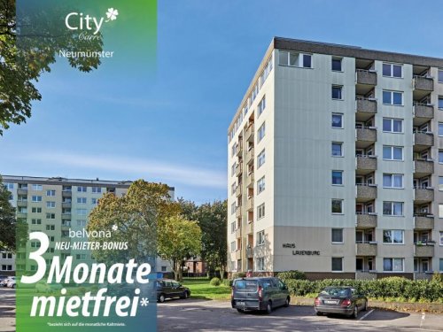 Neumünster Etagenwohnung 3 Monate mietfrei: Frisch sanierte 2 Zimmer-Ahorn-Luxuswohnung im „City Carreé!“ Wohnung mieten