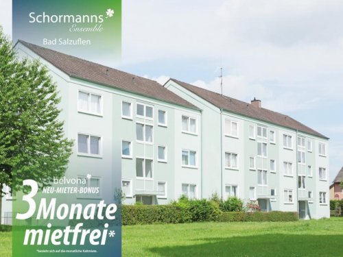 Bad Salzuflen belvona Schormannsensemble: 2-Zimmer belvona Luxuswohnung in Marmor!
3 Monate mietfrei! Wohnung mieten