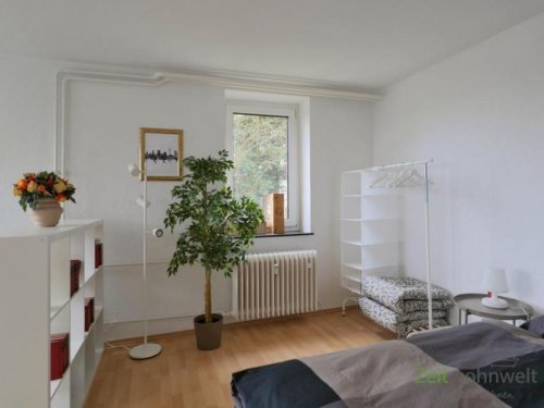 Kassel Terrassenwohnung (EF1217_M) Kassel-Stadt: Kirchditmold, möbliertes Single-Apartment mit breitem, Bett, Waschmaschine und Balkon Wohnung mieten