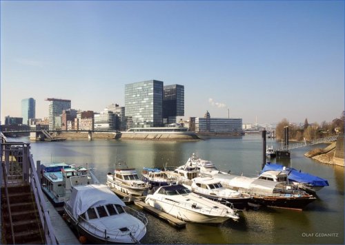 Düsseldorf Immobilie kostenlos inserieren "Einzel- und Mehrraumbüros im Düsseldorfer Medienhafen" - provisionsfrei Gewerbe mieten