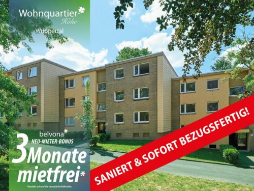 Wuppertal Wohnung Altbau SOFORT FREI! Frisch sanierte 3 Zimmer belvona Luxuswohnung in Ahorn!
3 Monate mietfrei! Wohnung mieten