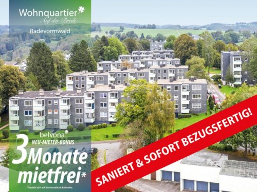 Radevormwald Immo SOFORT FREI! Frisch sanierte 3 Zi-belvona Luxuswohnung in Ahorn!
Neumieter-Bonus: 3 Monate mietfrei! Wohnung mieten