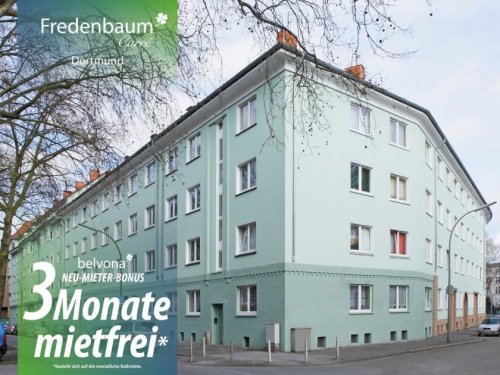 Dortmund Etagenwohnung 3 Monate mietfrei: 2 Zimmer-Ahorn-Luxuswohnung im „Fredenbaum Carreé“ Wohnung mieten