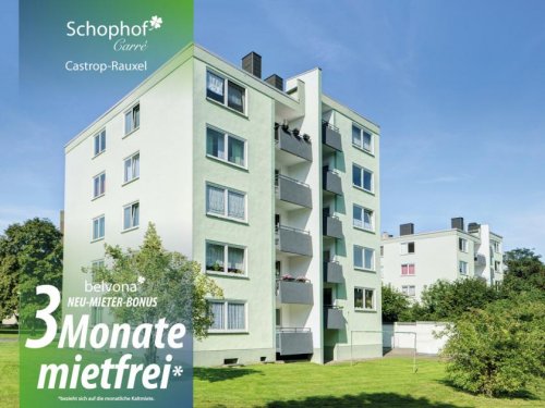 Castrop-Rauxel Wohnungsanzeigen 3 Monate mietfrei: Frisch sanierte 2 Zimmer-Ahorn-Luxuswohnung im Schophof Carreé! Wohnung mieten