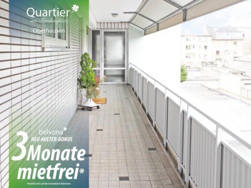 Oberhausen 3 Monate mietfrei: Frisch sanierte 2 Zimmer-Marmor-Luxuswohnung im „Quartier am Friedensplatz“ Wohnung mieten