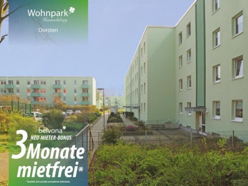 Dorsten Wohnungsanzeigen Nur bei belvona: 2 Zimmer Ahorn-Luxuswohnung im Wohnpark Himmelsberg!
Sie wohnen 3 Monate mietfrei! Wohnung mieten