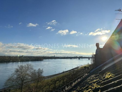 Mainz Wohnungen Traumhafte Aussichten - Dachgeschoßwohnung direkt am Rhein | Mainz Wohnung mieten