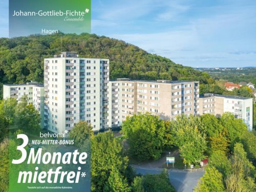 Hagen 3-Zimmer Wohnung 3 Monate mietfrei: Frisch sanierte 3 Zimmer-Ahorn-Luxuswohnung im Johann-Gottlieb-Fichte-Ensemble! Wohnung mieten