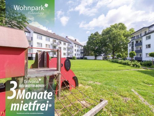 Werl Mietwohnungen 3 Monate mietfrei: Frisch sanierte 3 Zimmer-Ahorn-Luxuswohnung im „Wohnpark Meisterberg!“ Wohnung mieten