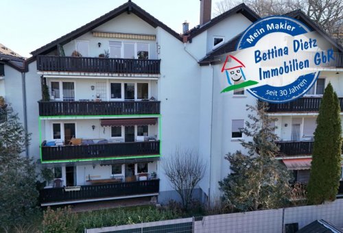 Aschaffenburg Wohnung Altbau DIETZ: Neu sanierte 3-Zimmer-Wohnung mit Balkon, Einbauküche, Gäste-WC optionaler Garage! WG möglich Wohnung mieten