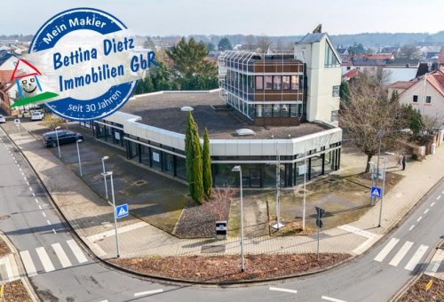 Dieburg Gewerbe Immobilien DIETZ: Repräsentative Ausstellungsfläche und Büroräume! Gewerbe mieten