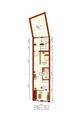 Rottenburg am Neckar Wohnung Altbau Neuwertige 1-Zimmer-Wohnung mit Balkon und Einbauküche in Rottenburg am Neckar Wohnung mieten