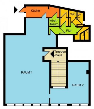 Villingen-Schwenningen Immobilien 1 Jahr Mietfrei gegen Renovierung - große(s) Büro/Praxis im Zentrum Gewerbe mieten