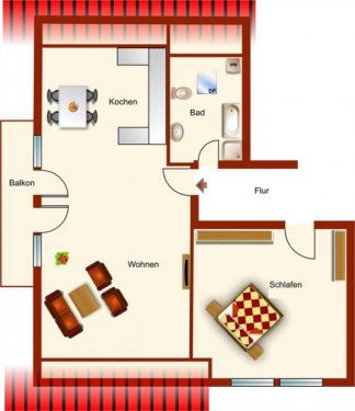 Bayerisch Gmain 1-Zimmer Wohnung Moderne Wohnung mit Stil Wohnung mieten