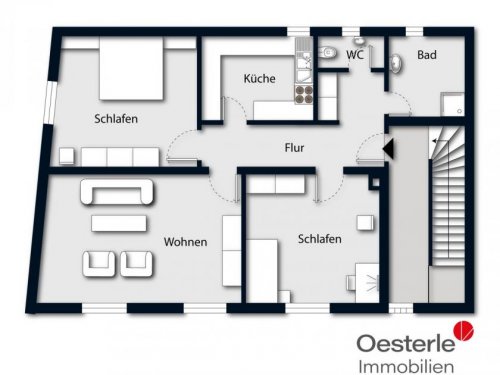 Leutkirch im Allgäu Immobilien Tolle 3-Zimmer-Stadtwohnung im Zentrum von Leutkirch Wohnung mieten