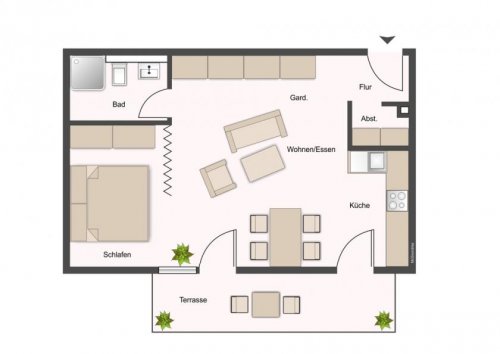 Suhl 1-Zimmer Wohnung Glückstreffer: Kleine Wohnung für den Neustart Wohnung mieten