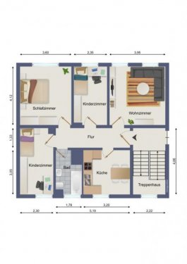 Zella-Mehlis Renovierte 4-Raumwohnung im schönen Zella-Mehlis Wohnung mieten