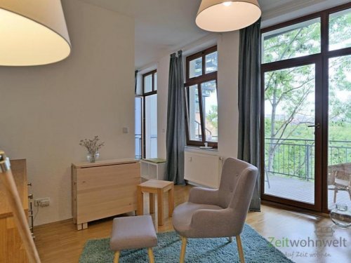 Erfurt Inserate von Wohnungen (EF0624_M) Erfurt: Brühlervorstadt, diskretes 1,5-Zimmer-Apartment, mit Parkettböden und großem Balkon, WLAN inklusive mieten