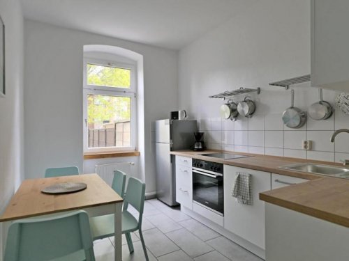 Erfurt Wohnungen (EF0898_M) Erfurt: Johannesvorstadt, neu sanierte und neu möblierte 3-Zimmer-Wohnung im Hochparterre mit Garten, WLAN Wohnung