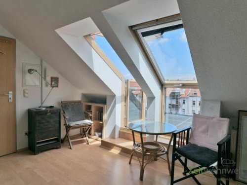 Erfurt Wohnungen (EF1169_M) Erfurt: Andreasvorstadt, möbliertes Mini-Apartment mit Dachbalkon zur Zwischenmiete, für Berufspendler Wohnung
